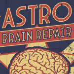 Retro poster for astrocyte garage