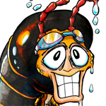 Millipede kick drill