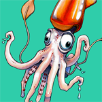 Damp squid